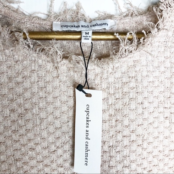 Cupcakes & Cashmere- Justeen Tweed Rose Blouse - Picture 5 of 7